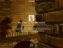 Tablet Screenshot of hotelpinewood.com